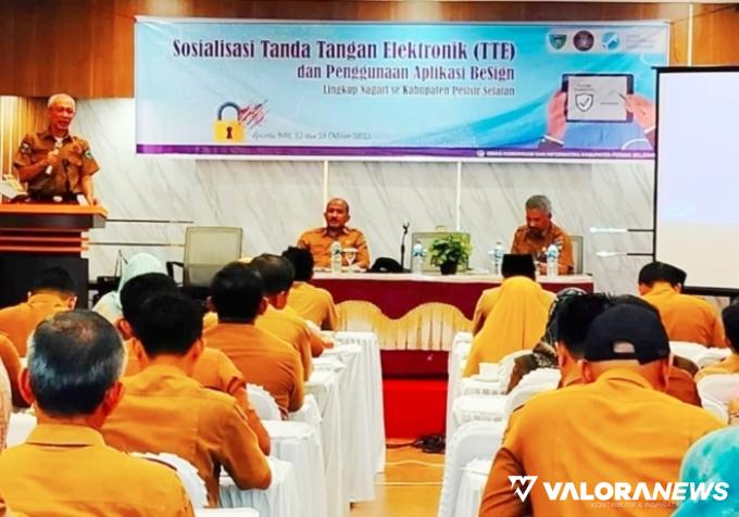 DISKOMINFO PESSEL Sosialisasi Pemanfaatan Tandatangan Elektronik BeSIGN