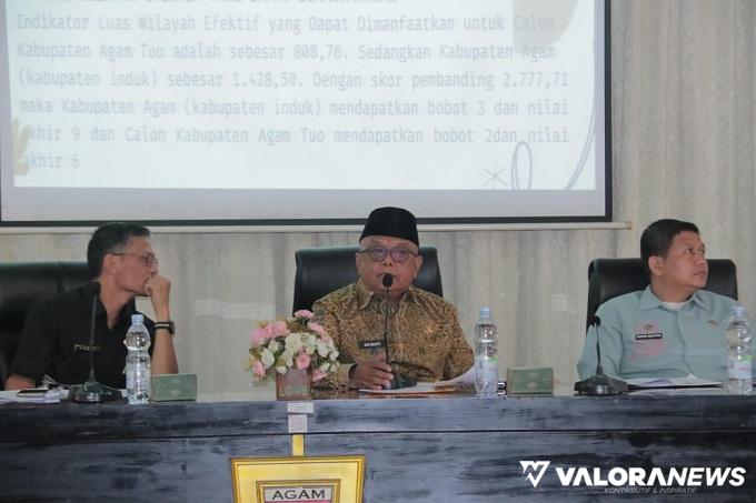 Edi Busti Paparkan DOB Agam Tuo pada Tim Provinsi