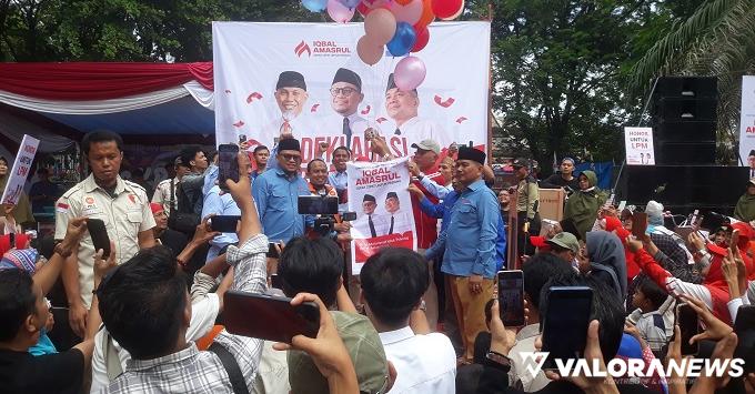 Elit PKS dan Partai Demokrat Tampak Cemas Usai Balon Deklarasi Muhammad Iqbal-Amasrul...