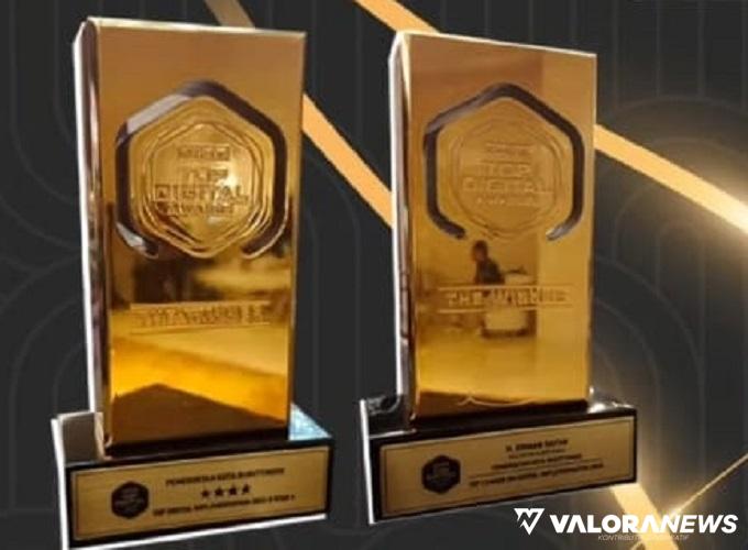 Erman Safar dan Pemko Bukittinggi Raih Top Digital Awards 2023, Ini Kategorinya