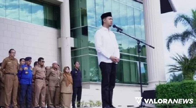 Erman Safar Pimpin Apel Pagi Gabungan Sebelum Cuti Kampanye Pilkada 2024