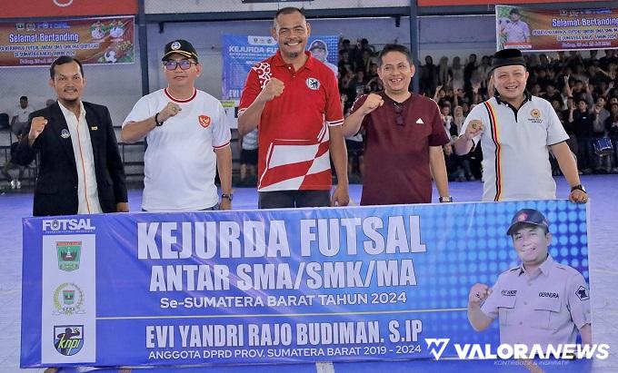 Evi Yandri Inisiasi Kejurda Futsal, Diikuti 24 Tim, Total Hadiah Rp18,5 Juta