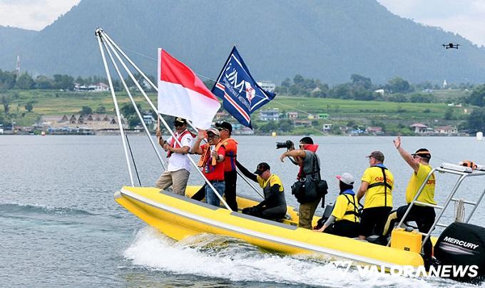 F1 Powerboat Ditabuh, Gubernur Sumut Pimpin Lap Parade