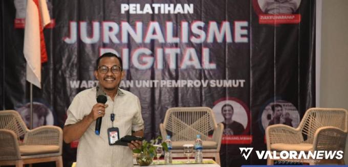 Forum Wartawan Pemprov Sumut Ikuti Pelatihan Jurnalisme Digital, Ini Harapan Kadiskominfo