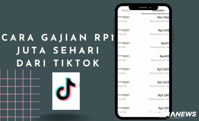 Gajian Rp1 Juta Setiap Hari dari TikTok Meski Minim Followers, Ini Cara Hasilkan Uangnya