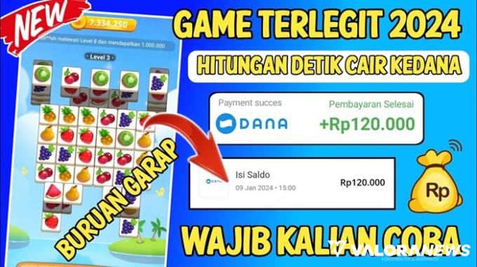 Game Buah Seru: Sekali Tarik Rp120 Ribu! Aplikasi Penghasil Saldo Dana Gratis 2024