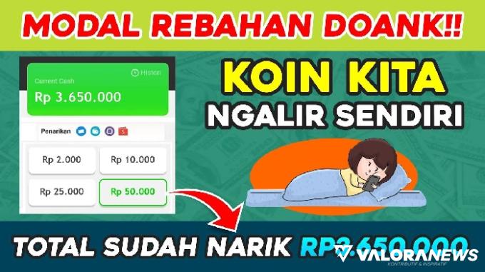 Bisa Dapat Rp3,6 Juta dari Aplikasi Penghasil Uang Ini, Cair ke DANA, OVO hingga Gopay