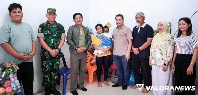 Gubernur Sumatera Utara Jenguk Balita dengan Benjolan di Kepala Usai Operasi