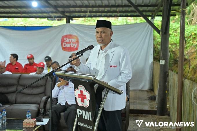 Gubernur Sumbar Ucapkan Terima Kasih Atas Semangat Kerelawanan yang Ditumbuhkan PMI