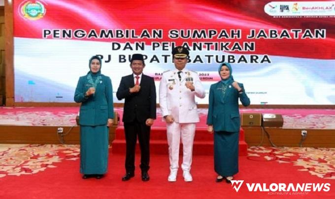 Gubernur Sumut Lantik Pj Bupati Batubara, Ini Pesan Presiden Jokowi
