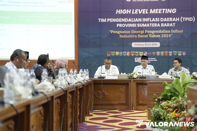 Inflasi Sumbar Tercatat Peringkat  IV Nasional Periode Juni 2024, Ini Kata Gubernur