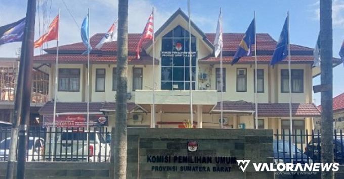 Kantor KPU Sumatera Barat di Jl Pramuka, Padang.