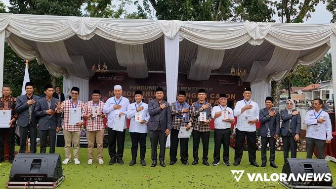 Ini Nomor Urut Pasangan Calon Bupati dan Wakil Bupati Pasbar Pilkada Serentak 2024