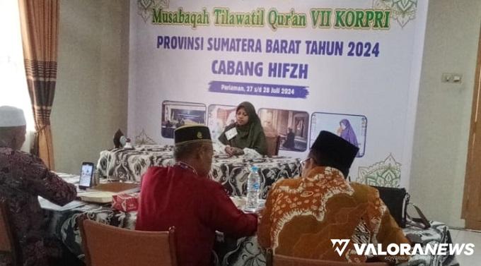 Kafilah MTQ VII Korpri Pasbar Menangi 4 Cabang Lomba