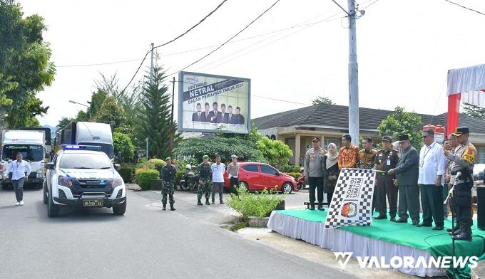 KPU Agam Kerahkan 29 Armada Kirim Logistik Pilkada