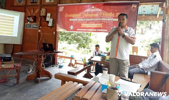 KPU Mentawai Ajak Masyarakat Ikut Aktif Mengawasi Pemilu 2024