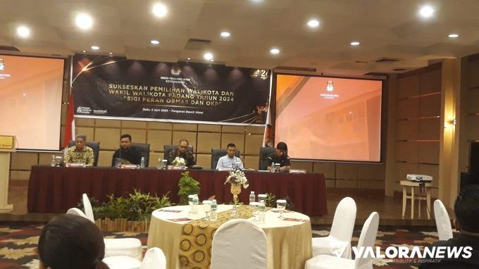 KPU Padang Ajak OKP dan Ormas Bangun Kesadaran Politik Masyarakat untuk Sukseskan Pilkada...