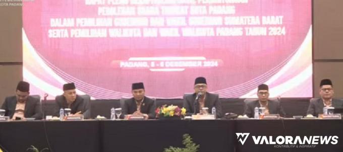 KPU Padang Gelar Rekapitulasi Hasil Penghitungan Suara Pemilihan Serentak 2024, Ini...