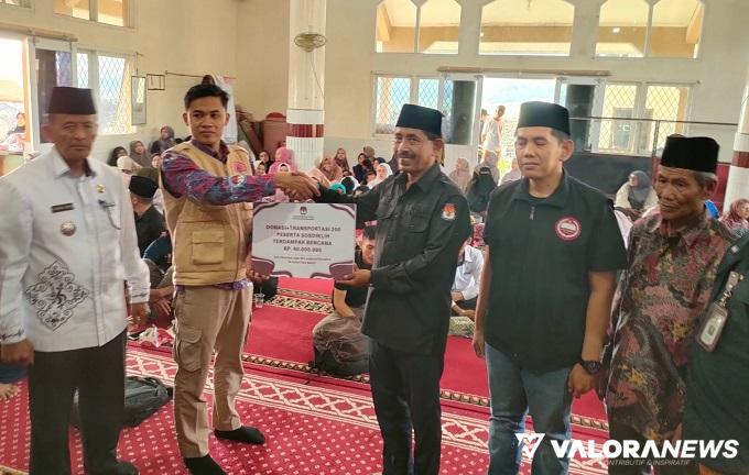 KPU Sumbar Antarkan Donasi untuk Warga Terdampak Banjir Lahar Dingin Gunung Marapi