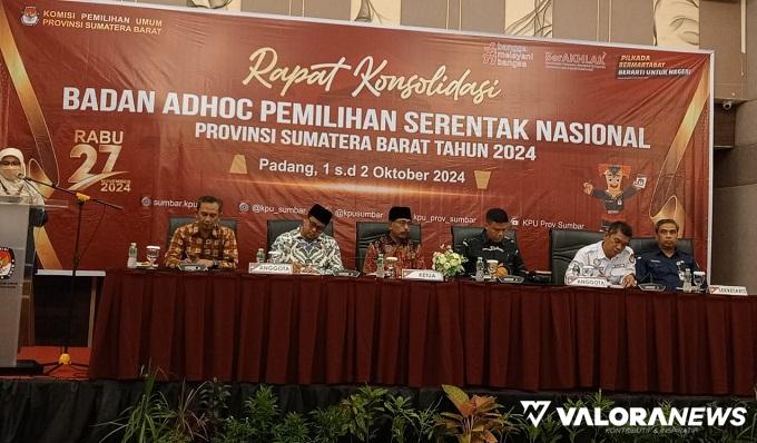 KPU Sumbar Kumpulkan Seluruh Badan Adhoc Pilkada Serentak 2024 di Padang, Ini yang...