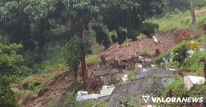 Kondisi kuburan warga Koto Anau di Seberang Padang, yang...