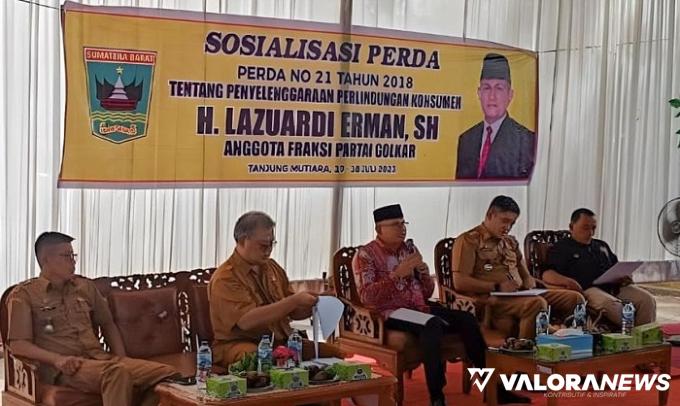 Lazuardi Erman Sosialisasikan Perda Perlindungan Konsumen, Konsumen Cerdas jadi Target...