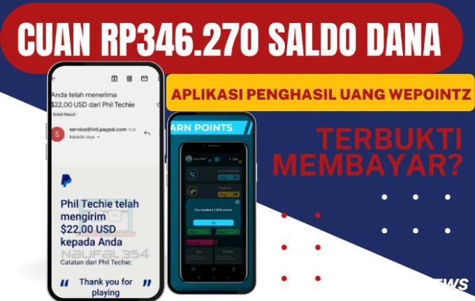 Main Tembak-tembakan Cuan Rp346.270 di Aplikasi Penghasil Uang WePointz, Ini Caranya