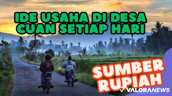 Menarik! Warga Desa Wajib Coba 5 Ide Usaha Ini