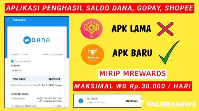 Mirip mReward, Aplikasi Penghasil Uang bisa Cuan Rp30 Ribu Setiap Hari