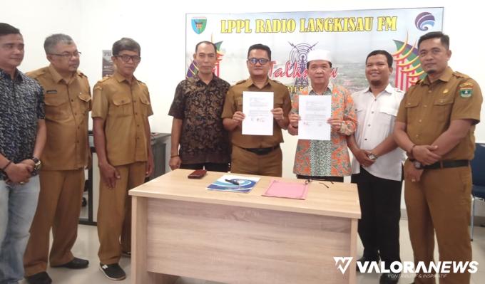 MUI PESSEL Kerjasama dengan LPPL Radio Langkisau FM