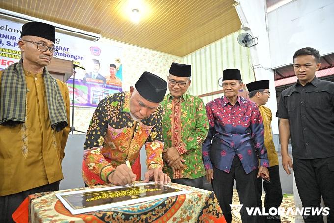 Mushala, Edotel dan Teaching Factory SMK 3 Padang Diresmikan, Ini Permintaan Gubernur...