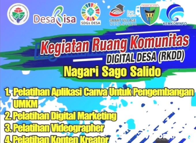 NAGARI SAGO SALIDO Gelar Pelatihan Aplikasi Canva ke UMKM