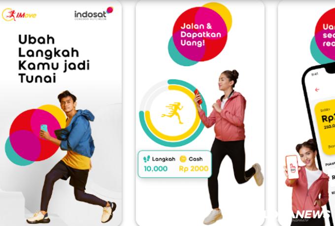 Olahraga Dapat Pulsa dan Kouta dari  Aplikasi Penghasil Uang IMove, Caranya?