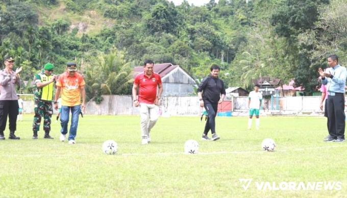 OPEN TURNAMEN BUPATI CUP 2024 Pessel Dibuka Coach Indra Sjafri