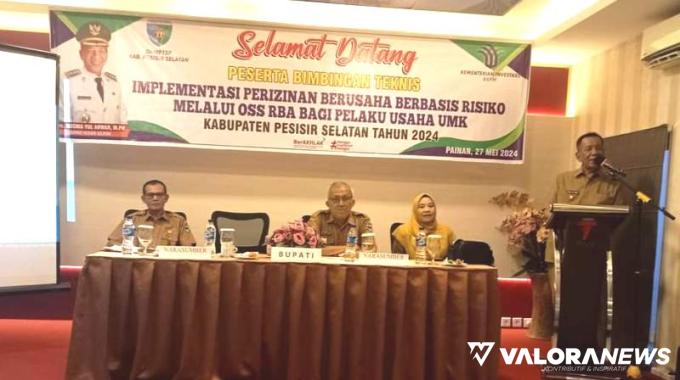 PEMKAB PESSEL Gelar Bimtek Implementasi Izin Usaha ke  UMKM