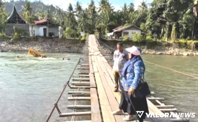 PEMKAB PESSEL Jadwalkan Perbaikan Jembatan Gantung Pelangai Gadang Tahun 2025