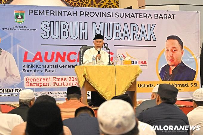 Pemprov Sumbar Luncurkan Program Klik Gema, Ini Pihak yang Dilibatkan