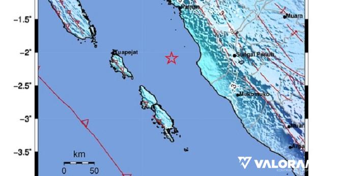 Pessel Dihoyak Gempabumi Tektonik 5,3 SR, Tidak Berpotensi Tsunami