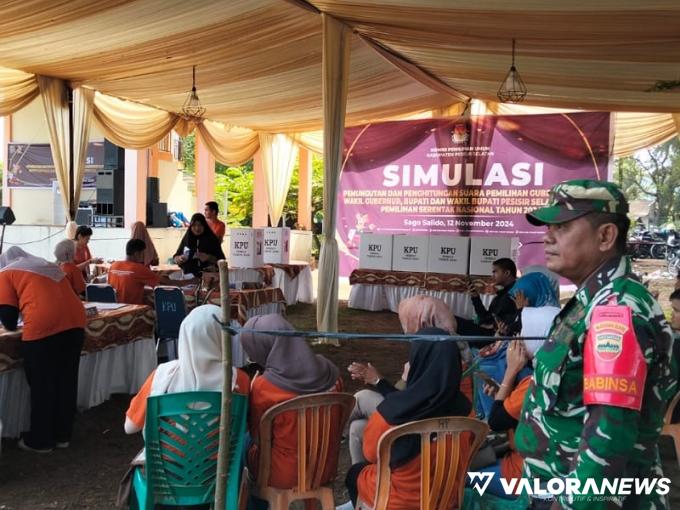 PILKADA 2024: KPU Pessel Gelar Simulasi Putungsura di Pantai Sago