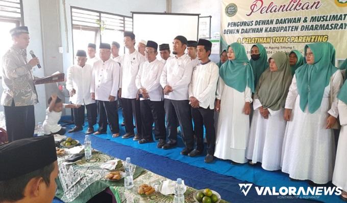 Pimpinan Dewan Da'wah Dharmasraya 2024-2029 Dilantik