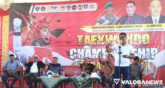 Pj BUPATI ERA SUKMA MUNAF: Taekwondo Potensial Berkembang di Pessel