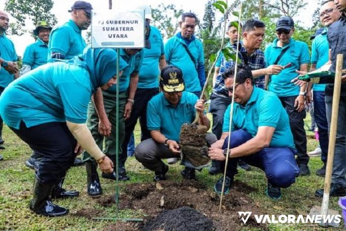 Pj Gubernur Sumut: Gerakan Memelihara Juga Penting Selain Menanam Pohon