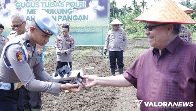 Polda Sumbar Tanam Jagung Manis untuk Sukseskan Asta Cita Presiden Prabowo, Ini Harapan...