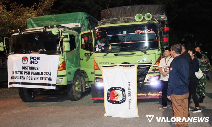 PSU PEMILU 2024: KPU Pessel Mulai Distribusikan Logistik ke 6 Kecamatan