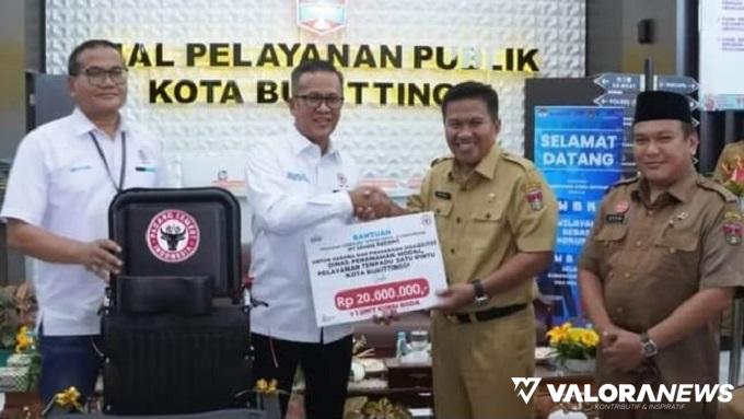 PT Semen Padang Serahkan CSR Sarana Prasarana Disabilitas untuk Mall Pelayanan Publik...