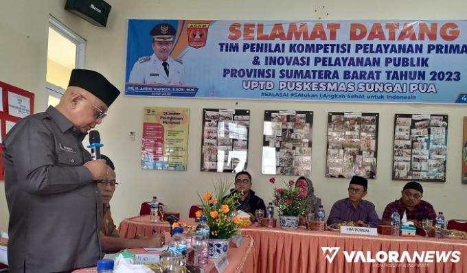 Puskemas Padang Lua Dinilai Tim Provinsi, Ini yang Dipaparkan Sekda Agam