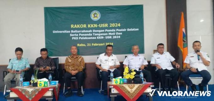 RAKOR KKN-USR UNBRAH, Musliar Kasim: Selain untuk Pendidikan, juga Membantu Membangun...