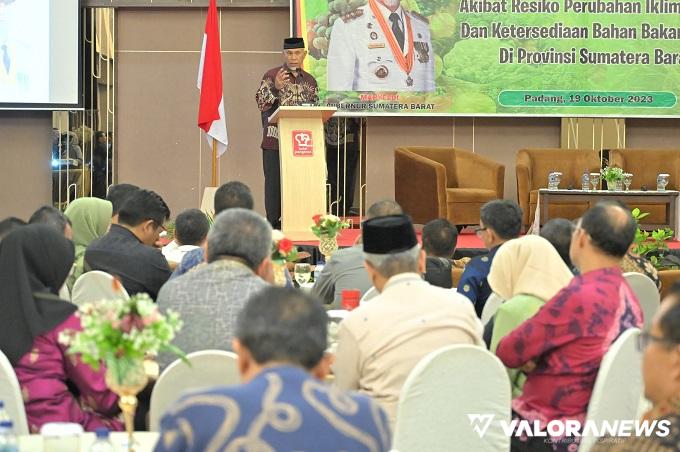 Rakor TPID Sumbar 2023, Mahyeldi Ingatkan Dampak Elnino