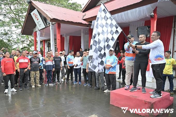 Rapat Staf Bulanan Pemko Padang di Mentawai Diwarnai Jalan Sehat, Ini Kata Plt Gubernur...