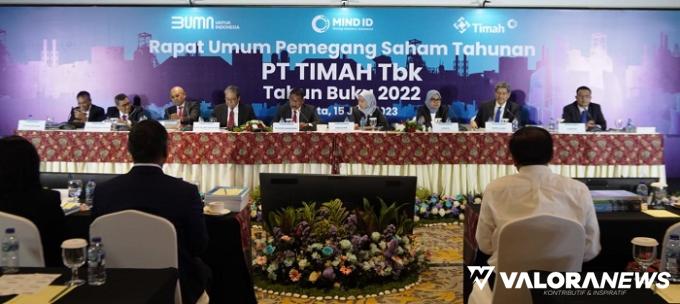 RUPS PT Timah Tahun Buku 2022, Bagikan Dividen Rp312 M, Tunjuk Ahmad Dani Virsal jadi...